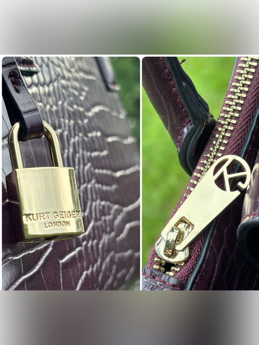 Kurt Geiger London Croc-Embossed Crossbody Bag - Picture 6 of 17